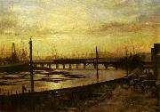 Falls Bridge, Melbourne Frederick Mccubbin